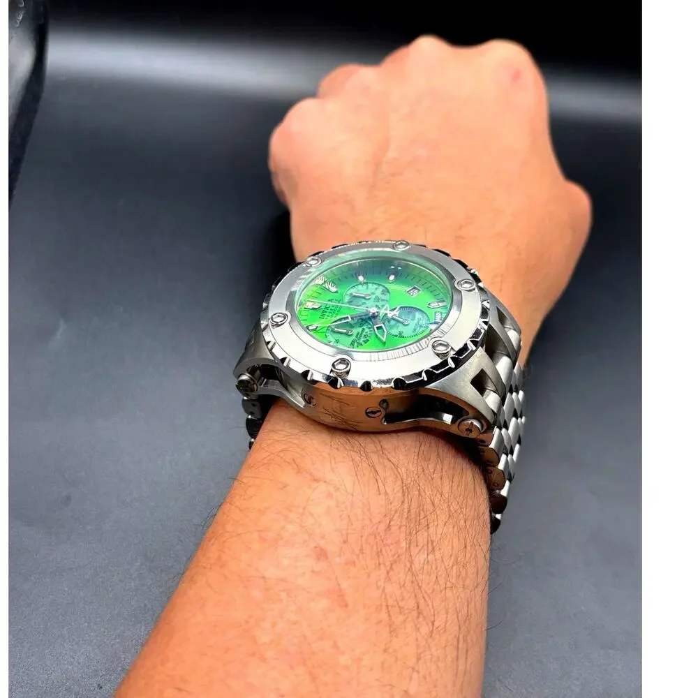 Invicta Reserve Collection 6188 Swiss Made Chronograph Green 53mm 500M Watch